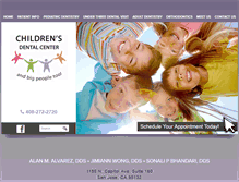Tablet Screenshot of childrensdentalcenter.org